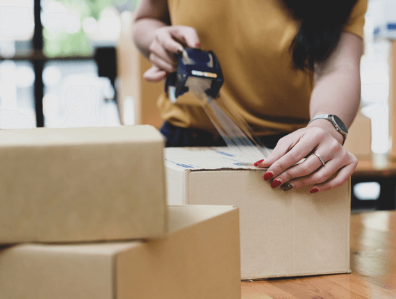 Product selected and ready for delivery before you actually purchase it